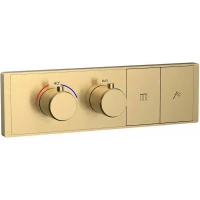 Термостат для ванны Wonzon & Woghand WW-INF162A-BG встраиваемый, золотой матовый