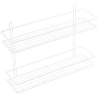 Полка для ванной Fixsen FX-730W-2 40 см, двойная, белый