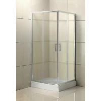 Душевой уголок 85x85 см BelBagno Uno UNO-195-A-2-85-P-Cr текстурное стекло
