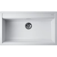 Кухонная мойка Omoikiri Natceramic Kitagawa 86-LB-WH 4993795 86x51 см, белый