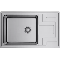 Кухонная мойка Omoikiri Mizu 78-LB-IN 4973729 78x48 см, нержавеющая сталь