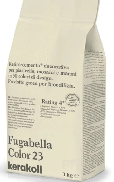 

Декоративная полимерная затирка Kerakoll Fugabella Color 3кг №23