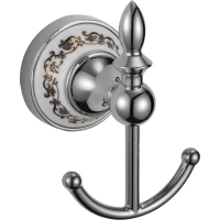 Крючок Savol 68A S-06854A двойной, для ванны, хром