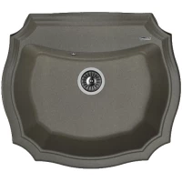 Кухонная мойка Florentina Эмилия 640 20.355.D0640.102 64x55 см, черный