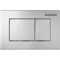 Кнопка смыва AQUAme AQM4102S для инсталляции, сатин