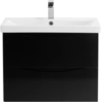 Тумба Nero Lucido 56,4 см BelBagno Marino MARINO-CER-600-2C-SO-NL-P