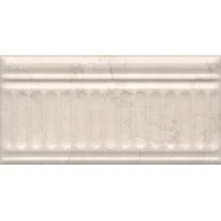 Керамическая плитка Kerama Marazzi Бордюр Резиденция беж структурированный 9,9x20 19027\3F