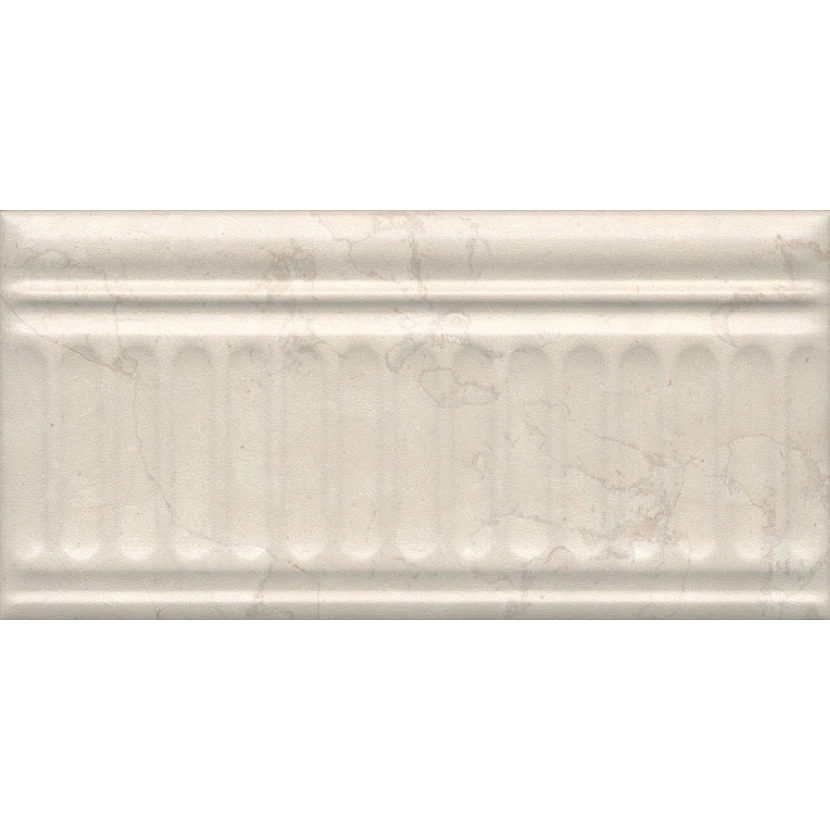 Керамическая плитка Kerama Marazzi Бордюр Резиденция беж структурированный 9,9x20 19027\3F