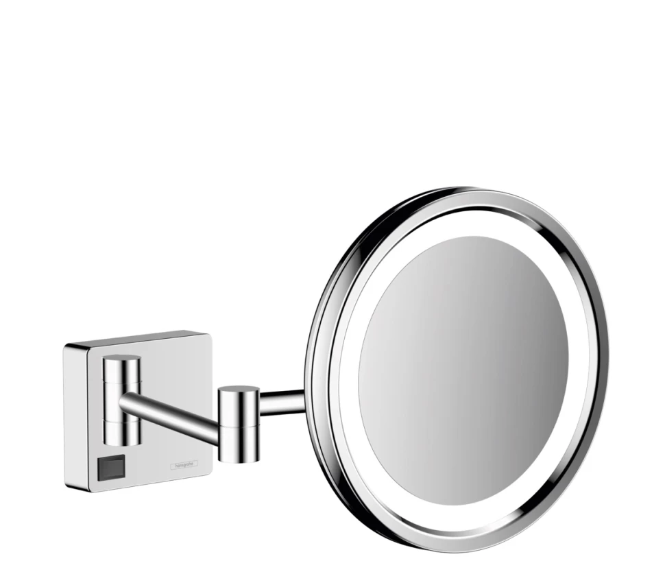 Косметическое зеркало x 3 Hansgrohe AddStoris 41790000 зеркало косметическое doco daylight small pro розовое m002