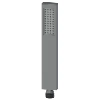 Душевая лейка Wonzon & Woghand WW-88SC06-BGM 35 мм, 1 режим, темный графит матовый