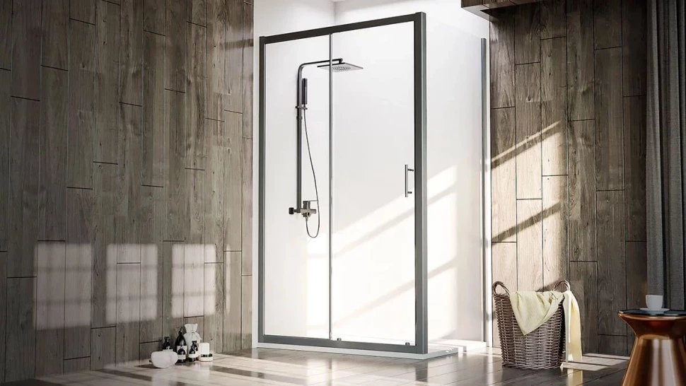 

Душевой уголок 99,5x88,5 см Veconi Rovigo RV072B-10090-01-C4 прозрачное