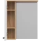 Зеркальный шкаф Misty Крафт П-Кра-02060-011Л 60,4x75,2 см L, белый глянец/дуб крафт золотой - 2