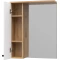 Зеркальный шкаф Misty Крафт П-Кра-02060-011Л 60,4x75,2 см L, белый глянец/дуб крафт золотой - 4