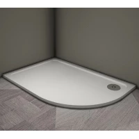 Душевой поддон из литьевого мрамора 100x80 см Veconi Tezeo Stone TZ11L-10080A-01-19C3