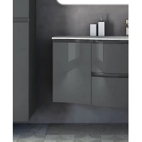 Шкаф одностворчатый 34x55 см Antacite L Cezares Vague 44229