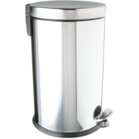 Мусорное ведро Fixsen FX-34024A 8л, с педалью, хром
