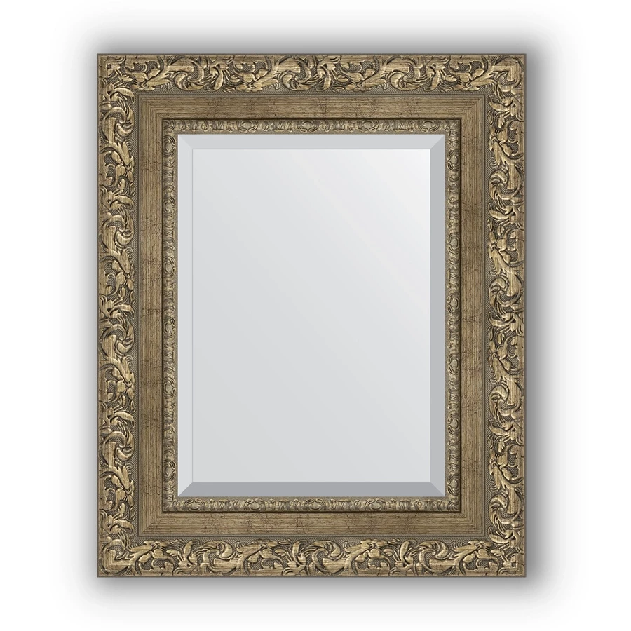 Зеркало 45x55 см виньетка античная латунь Evoform Exclusive BY 3359