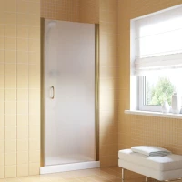 Душевая дверь Vegas Glass EP LUX 80 05 10 R 80 см R, профиль бронза, стекло сатин