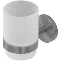 Стакан для зубных щеток Cezares Relax RELAX-TUMS-IN настенный, сатин