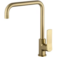 Смеситель для кухни Wonzon & Woghand WW-L1006-BG золотой матовый