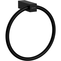 Полотенцедержатель кольцо Lemark Valday LMA-8113S2-BL черный матовый