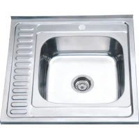 Кухонная мойка РМС полированная сталь MG6-6060R