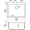 Кухонная мойка Artceramic Omoikiri Bosen 57A-GB графит 4993818 - 2