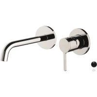 Смеситель для раковины Emmevi Filobrass 85155/NEO встраиваемый, без донного клапана, черный матовый