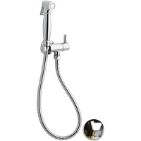 Гигиенический душ Emmevi 132/CO с держателем, шлангом, хром/золотой