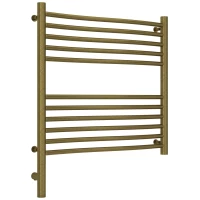 Полотенцесушитель электрический 600x600 состаренная бронза МЭМ левый Сунержа Флюид 3.0 05-5820-6060