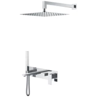 Душевой комплект 300 мм Boheme Qubic 474-CR