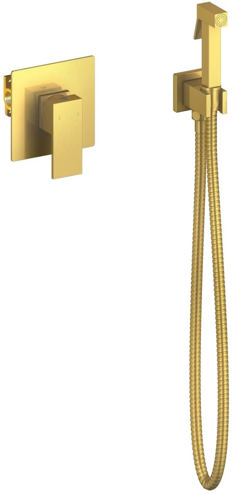 Гигиенический душ Timo Selene 2089/17SM со смесителем, золотой матовый