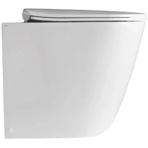 Изображение товара унитаз приставной axa eva wcfs8801401 безободковый, с сиденьем микролифт, белый глянец