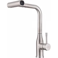 Смеситель для кухни Splenka S206.49.05 с выдвижным изливом, сатин