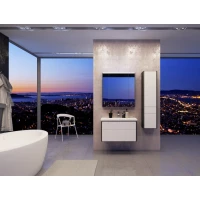 Комплект мебели белый глянец/антрацит 80 см Roca Ronda ZRU9302965 + 327470000 + ZRU9302970