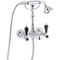 Смеситель для ванны Emmevi The One Atena 98011LCSWNE/CR с душевым гарнитуром, хром 