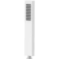 Душевая лейка Boheme Qubic 421-2-MW 38 мм, 1 режим, белый матовый