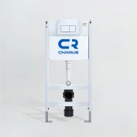 Инсталляция для унитаза Charus CR.200.21.01 с кнопкой смыва, хром
