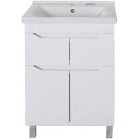 Тумба с раковиной белый 60,5 см ASB-Mebel Бари