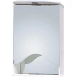 Изображение товара зеркальный шкаф 50x71,2 см белый глянец r onika лидия 205004