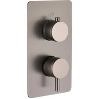 Смеситель для ванны Boheme Cell 135-3-GM встраиваемый, графит матовый