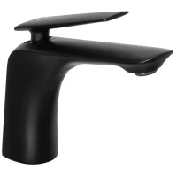 Смеситель для раковины Rea Jager REA-B5121 без донного клапана, черный матовый