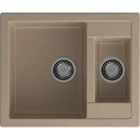Кухонная мойка GranFest Quadro 610K 61x50 см, песочный