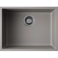 Кухонная мойка Omoikiri Tetogranit Tedori 54-U-GR 4993540 55x42 см, ленинградский серый