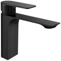 Смеситель для раковины Rea Urban REA-B9907 без донного клапана, черный матовый