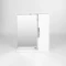 Зеркальный шкаф 50x70 см белый R Viant Лима VLIM50-ZSH - 3