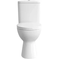 Унитаз-компакт Norm Himmel 9864B099-7207 безободковый, с сиденьем микролифт, белый