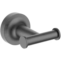 Крючок Wonzon & Woghand Simple WW-6525-BGM двойной, для ванны, темный графит матовый