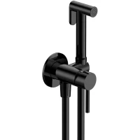 Гигиенический душ AQUAme Siena AQM6217MB со смесителем, черный матовый