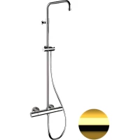 Душевая система Remer Elegance EQ32ASSDDO с термостатом, золотой